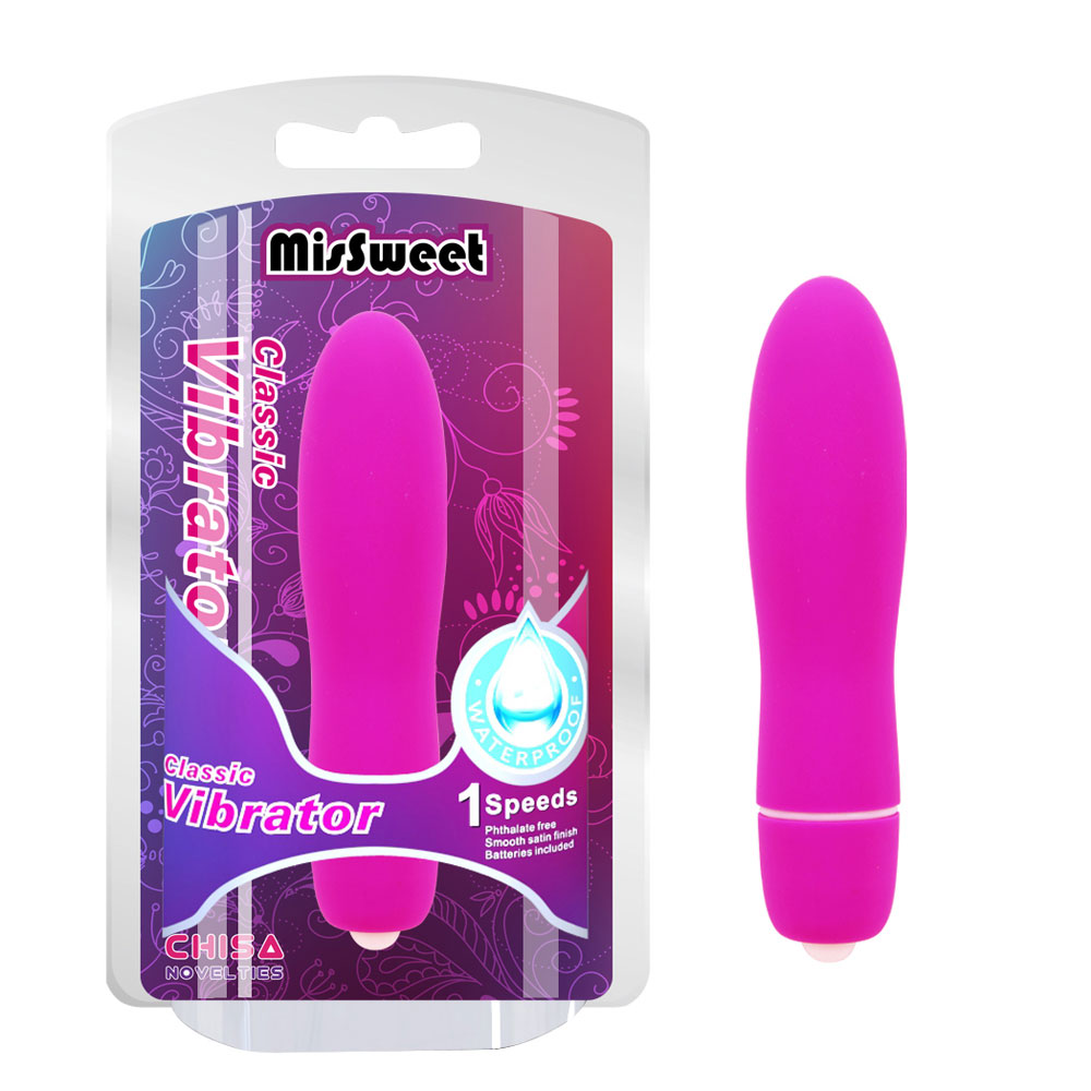 Vibrador clásico rosa