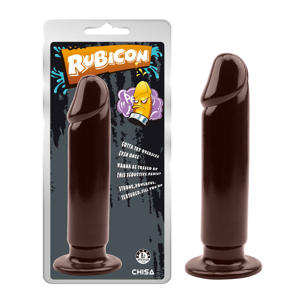 Plug Dildo Evil XL-Marrón