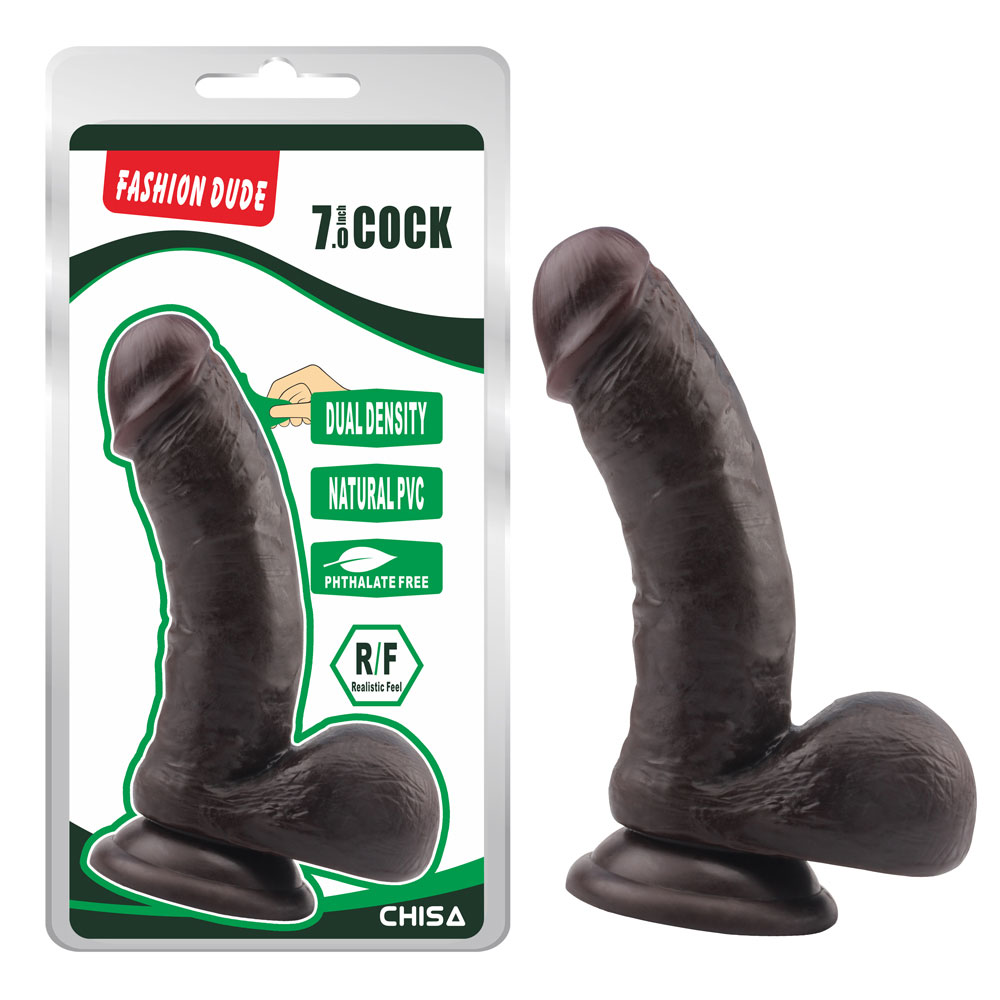 Fashion Dude-7.0 pulgadas Cock-Brown