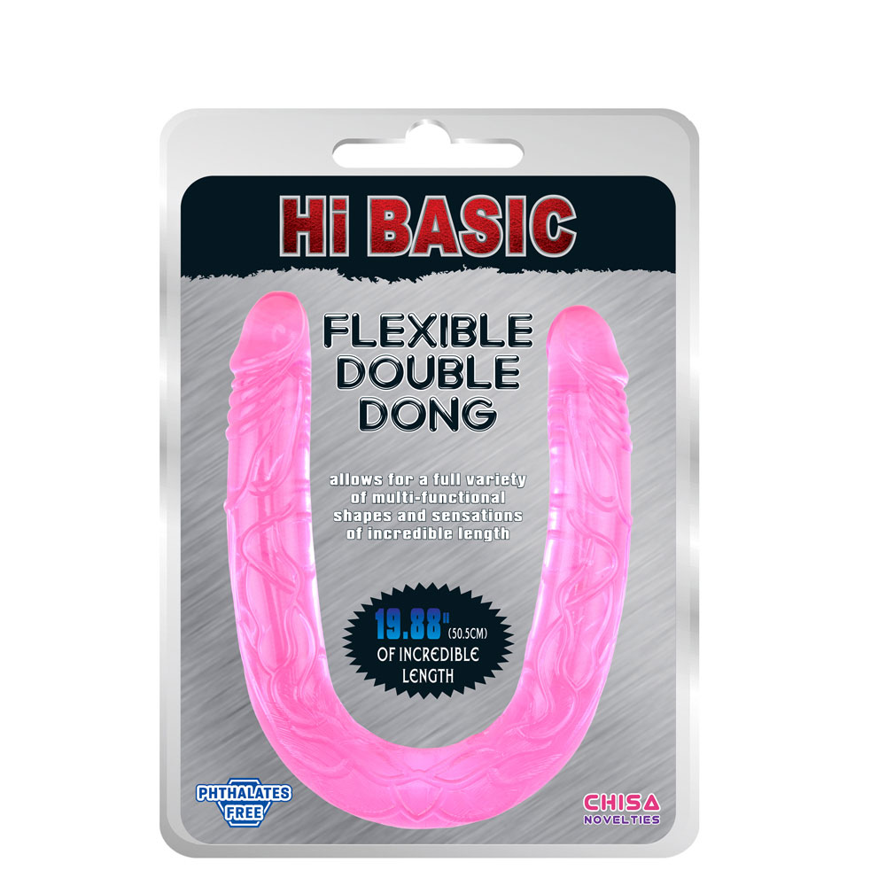 Jalea Flexible Doble Dong-Rosa